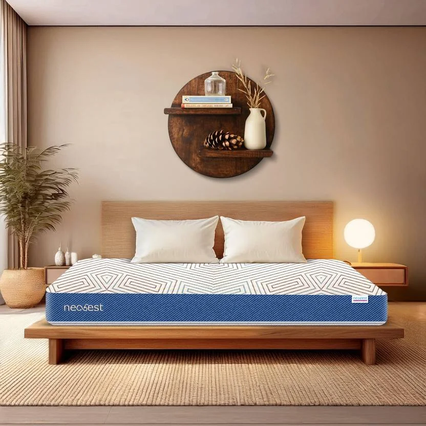 Neobest NEOTDF78606 | Orthopedic Support Dual Reversible & Hypoallergenic Premium Fabric 6 inch inch Queen High Resilience (HR) Foam Mattress (L x W: 78 inch x 60 inch)