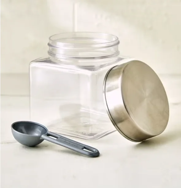 HOME CENTRE Square-Shaped Storage Canister-300 ml